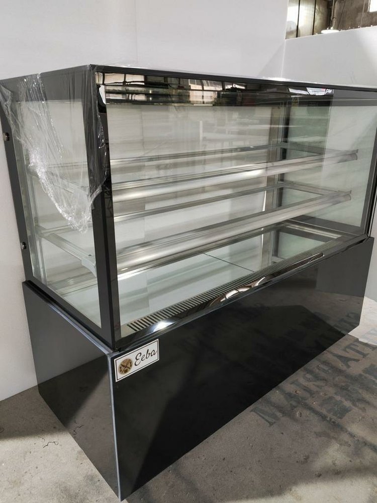 FlameMax Glass + SS Cake Display Counter, For Restaurant, R134