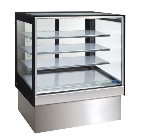 0.75-5 kW SS Cake Display Counter with Air Cooling System