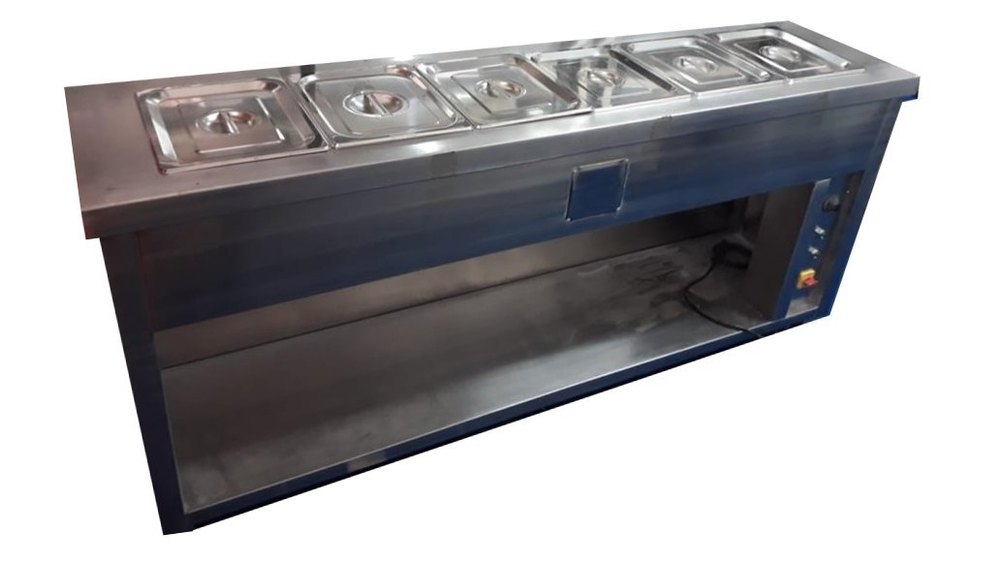50hertz Stainless Steel Chat Counter, For Catering