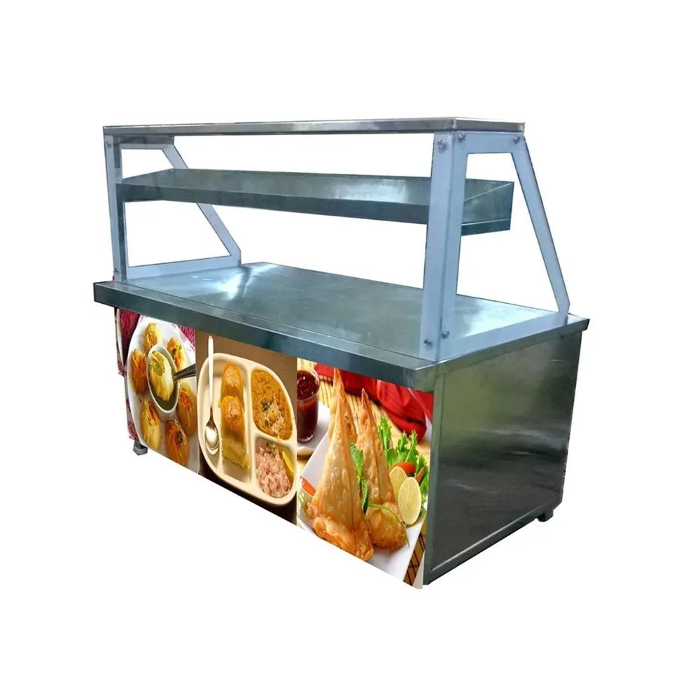 Stainless Steel Chat Counter, For Catering