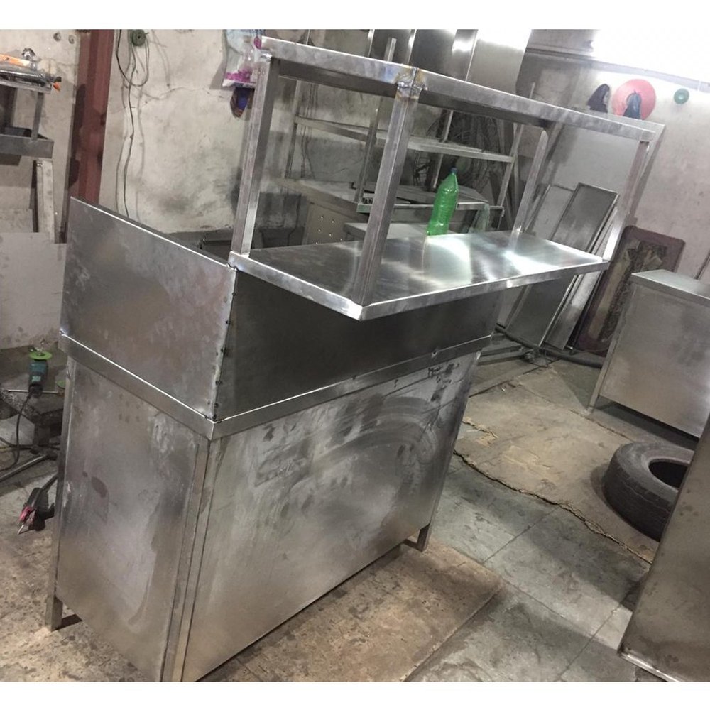 Material: Stainless Steel Chat Counters, For Restaurant