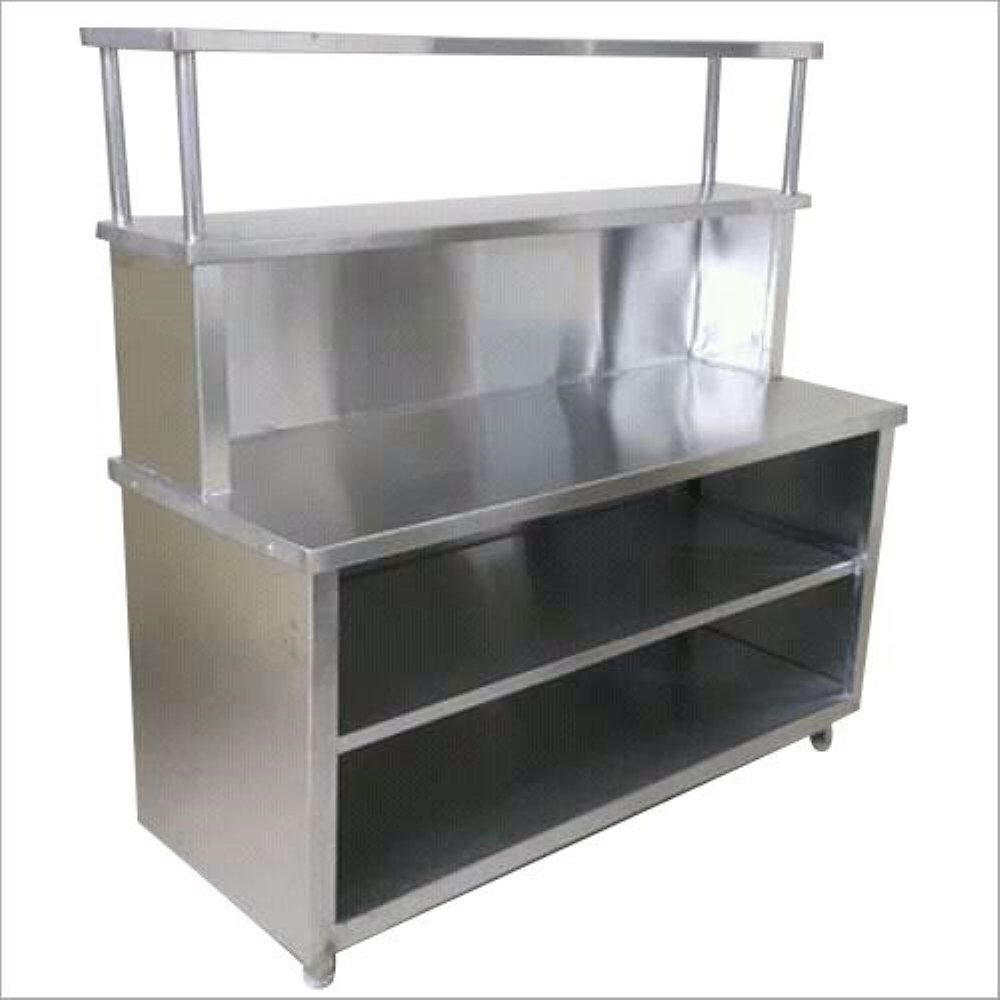 Stainless Steel Pickup Counter, For Restaurant