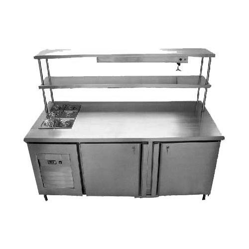 Stainless Steel Food Pick Up Counter, For Restaurant