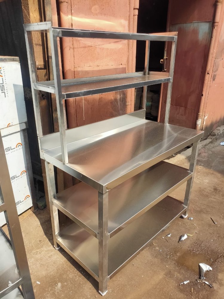 Stainless Steel Pick Up Counter, For Restaurant