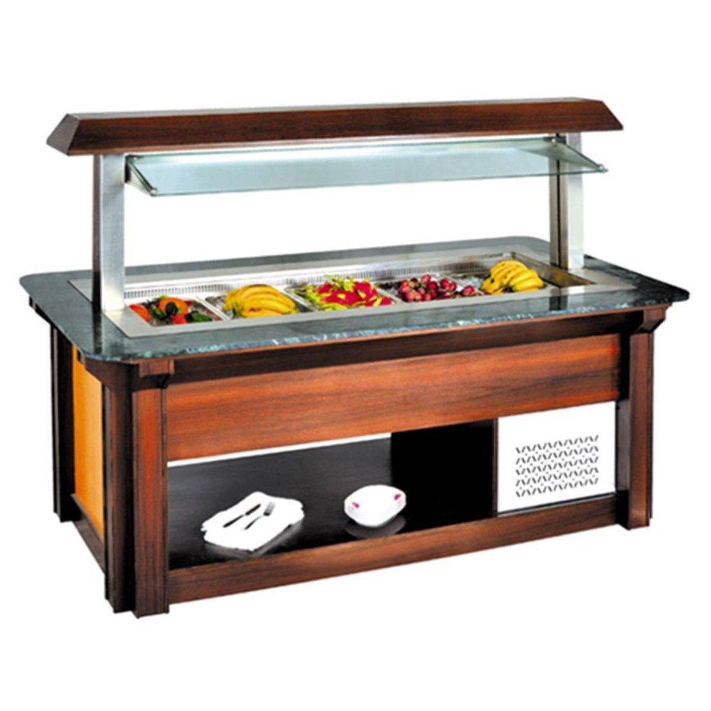 Stainless Steel SS Portable Chef Service Counter, For Restaurant