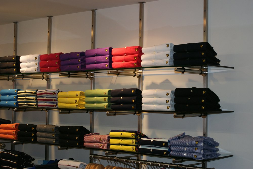 SS Garment Rack, For Showroom