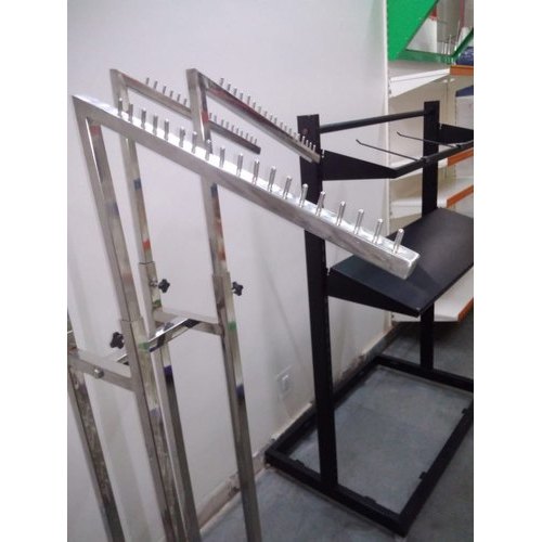 Four Way SS Cloths Display Stand