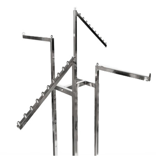 Industrial Polished Four Way Stand, For Promotional
