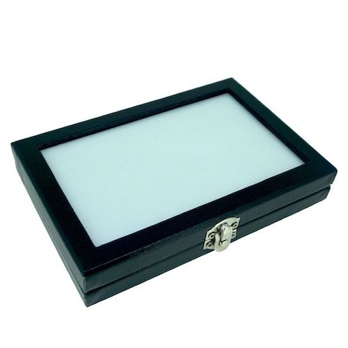 Black Rectangular Gemstone Box, Size/Dimension: 3 X 4