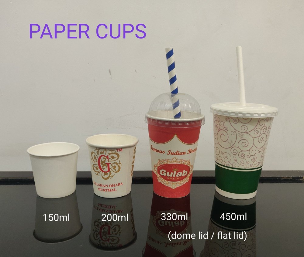250ml Disposable Paper Glass