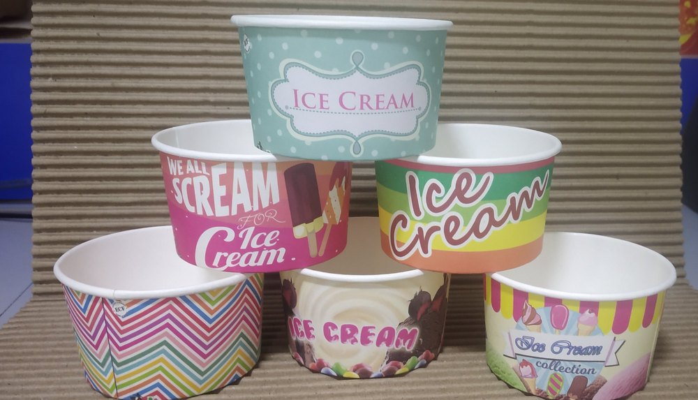 PAPER Ice Cream Cup & Ice Cream Box