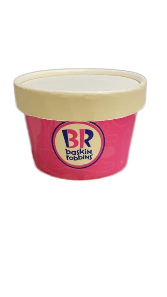 Printed Disposable Ice Cream Paper Cup, For Event, Capacity: 100 ML