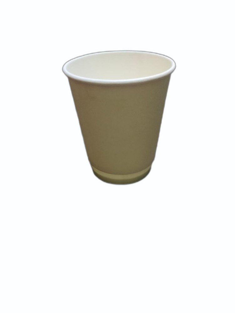 8oz Double Wall Paper Cup White