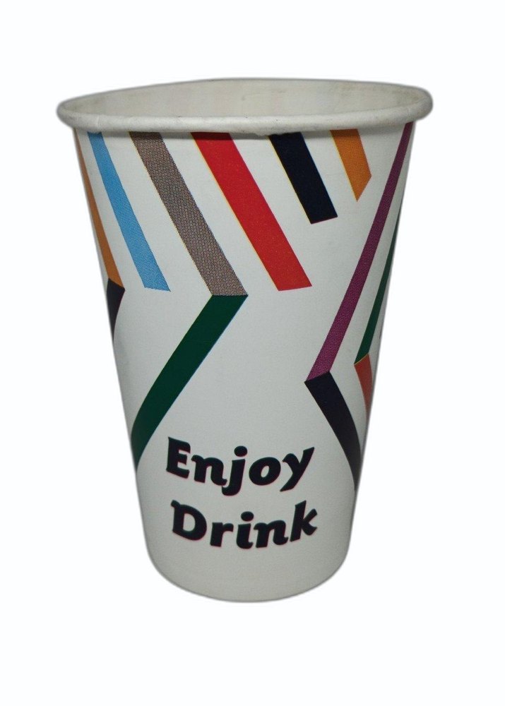 Printed 330 Ml Disposable Paper Glass