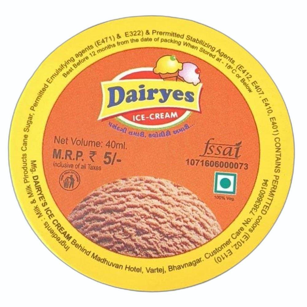 Multicolor Round 265GSM Paper Ice Cream Cup Lid, For Packaging