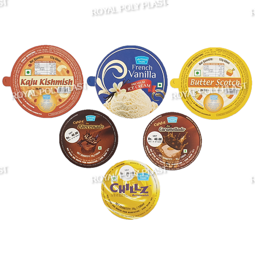 Ice Cream Cup Cone ITC Paper Lid