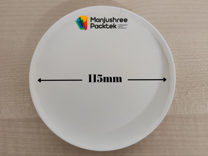 1000ml 115mm Paper Lid for Paper Food Container