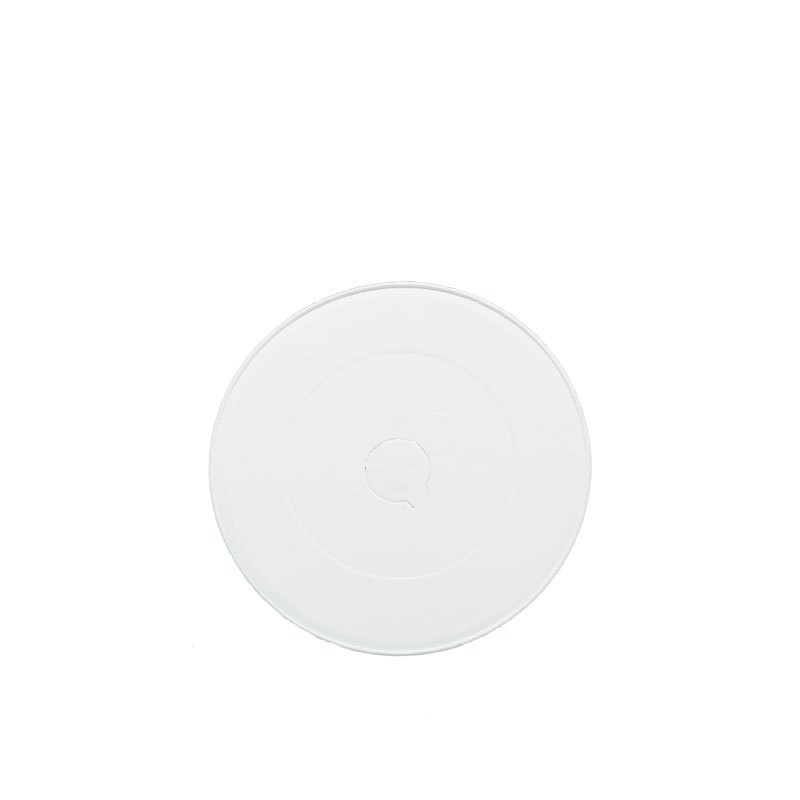 Packet Size: 1000 White 330 Paper Lid (with Straw Cut), Size: 90MM