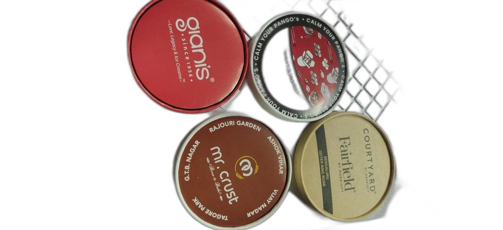 Printed paper lids