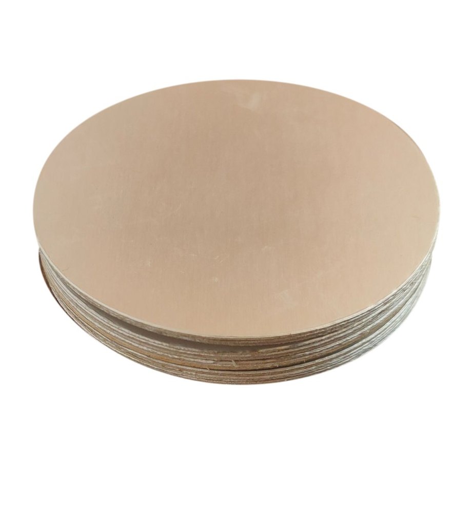 Brown Round Container Paper Lid, Size: 2inch (diameter)