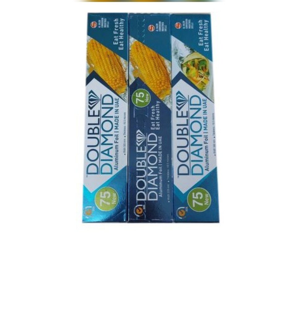 Double Daimond 300 M Aluminium Foil Roll, Packaging Size: 300mm, Packaging Type: Full Shield Packing