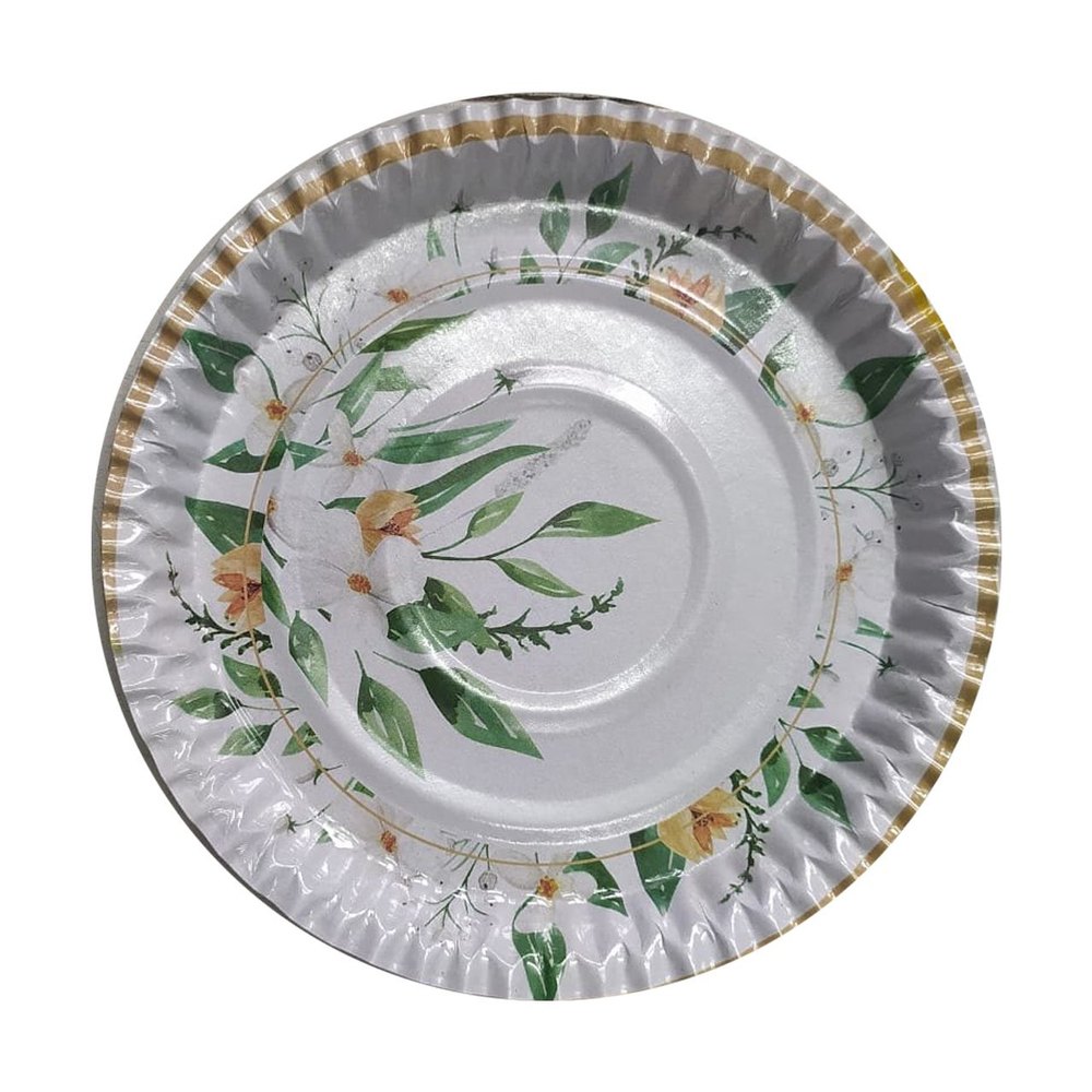 Disposable Printed Paper Plate