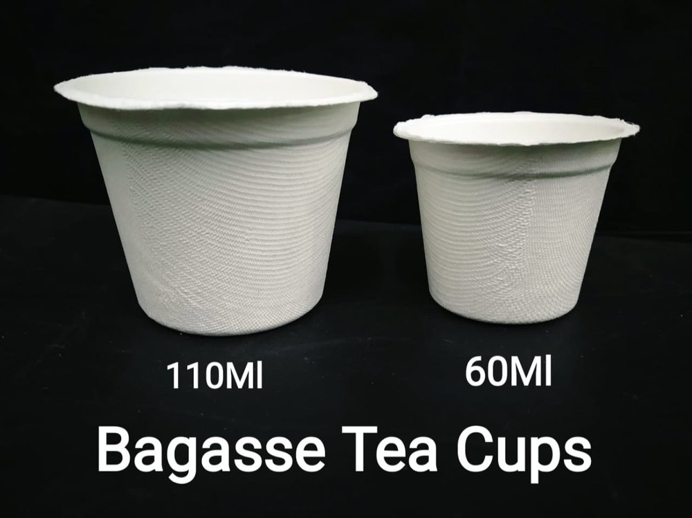 100ml 60ml- 110ml, Eco Bagasse Tea Cups