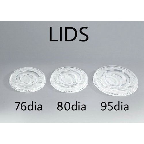 White Round Plastic Disposable Lid For Packaging