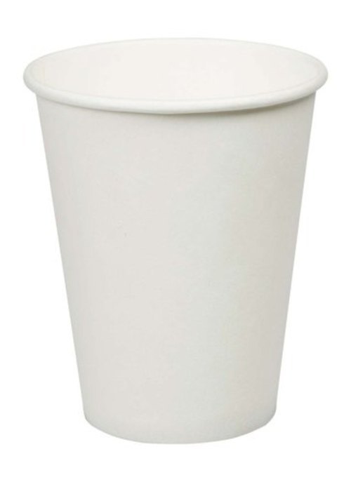 Prasad Plain 250 ML Paper Cup with Sipper Lid, For Party Supplies