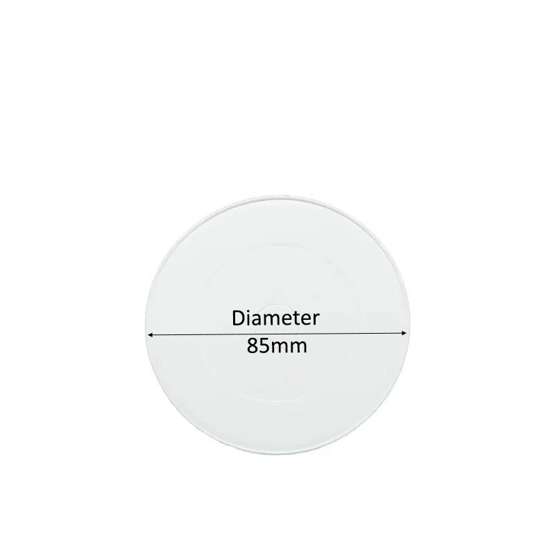 Packet Size: 1000 White 330 Paper Lid(Straw Cut/Without Straw Cut), Size: 85mm