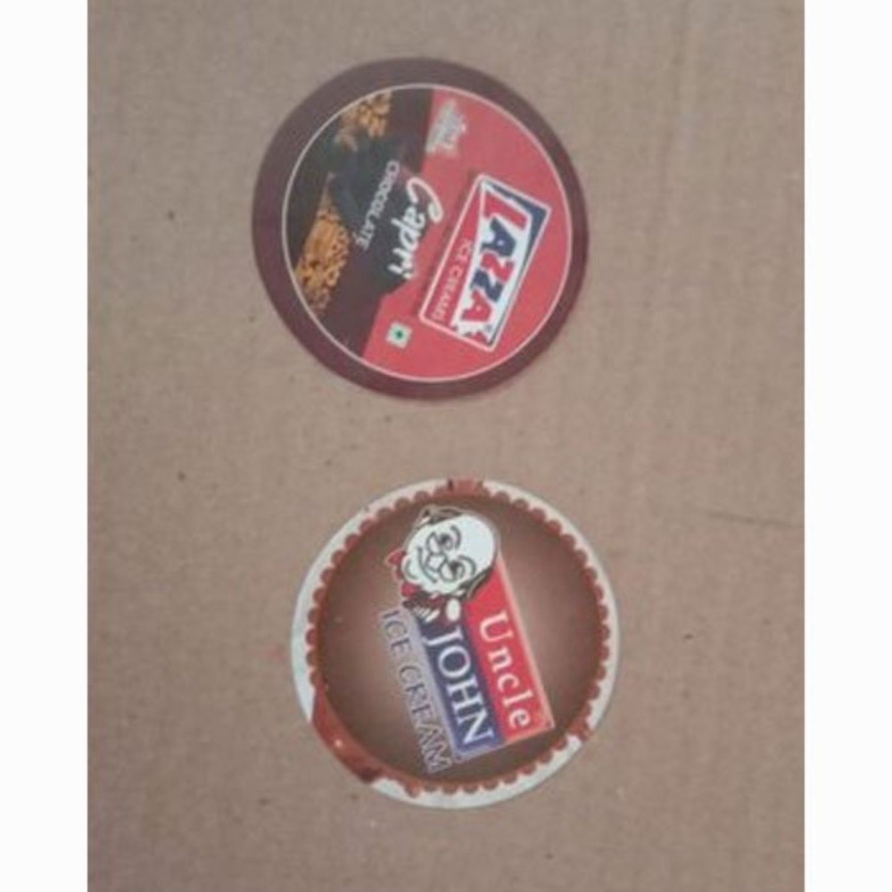 Paper Ice Cream Disposable Lid, Packaging Type: Box