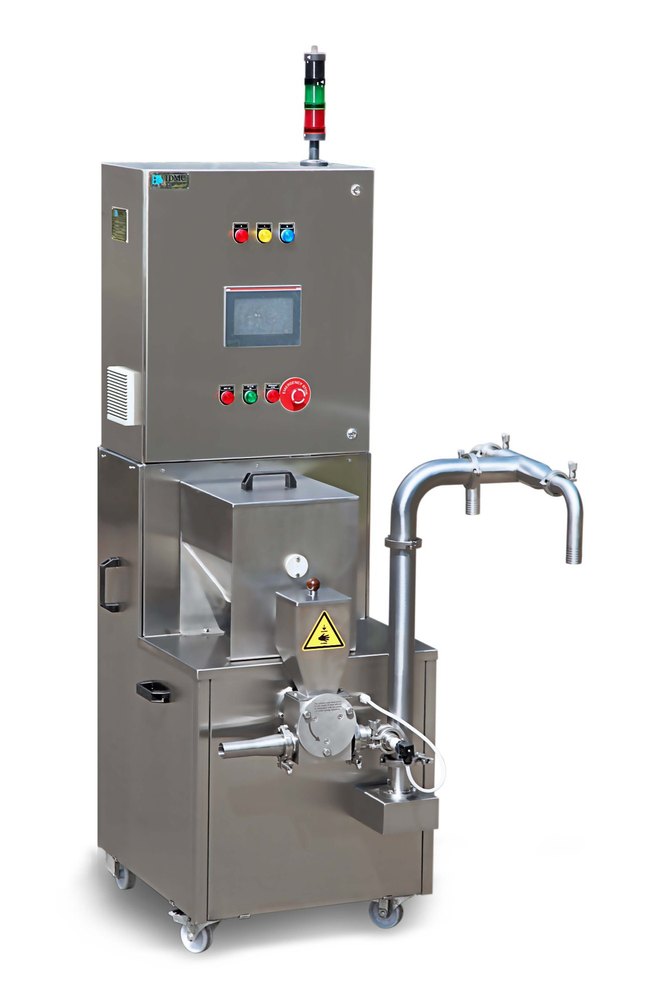 Stainless Steel Fruit Feeder Ingredient Ice Cream Machine, 120 Kg/Hr