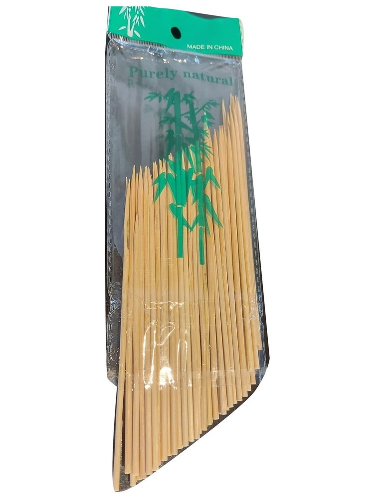 Crown Gold 6inch Plain Wooden Toothpick, For Home