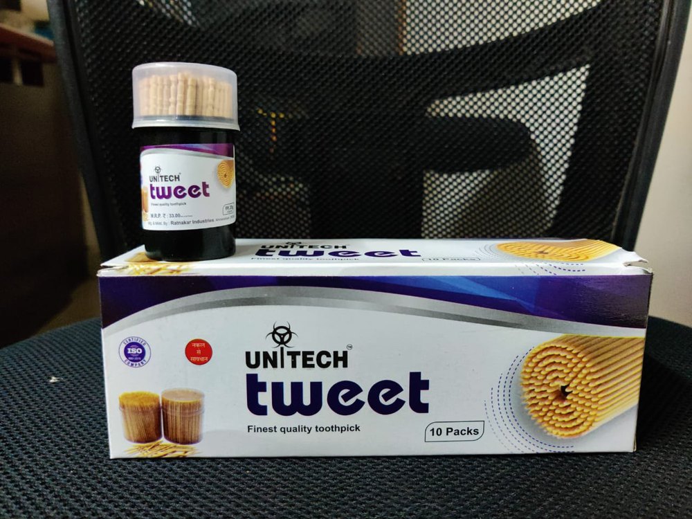 Wooden Tweet Toothpick