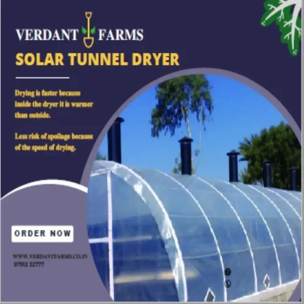 polyethylene sheet Solar Tunnel Dryers, Automation Grade: Semi-Automatic