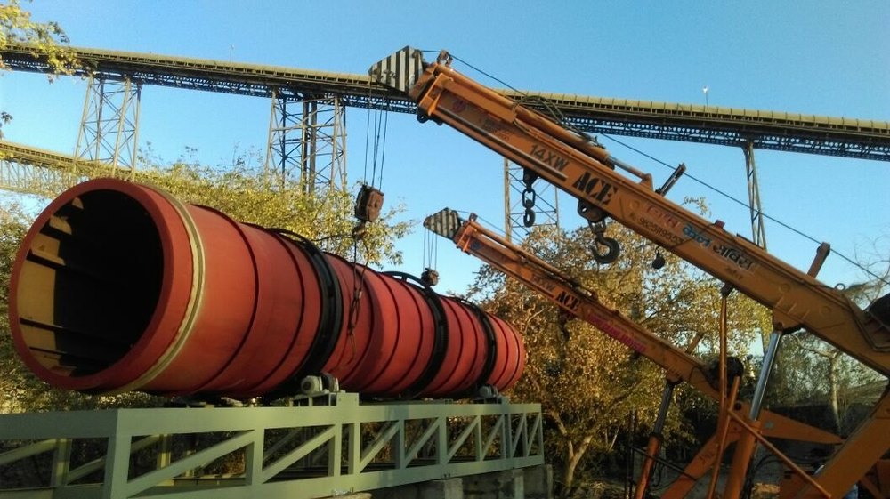 Sukh Industries Rotary Drum Dryer, Automation Grade: Automatic, Capacity: 1.8-5 Ton