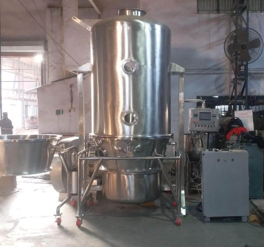 PRATHAM Stainless Steel Fluid Bed Dryer FBD GMP