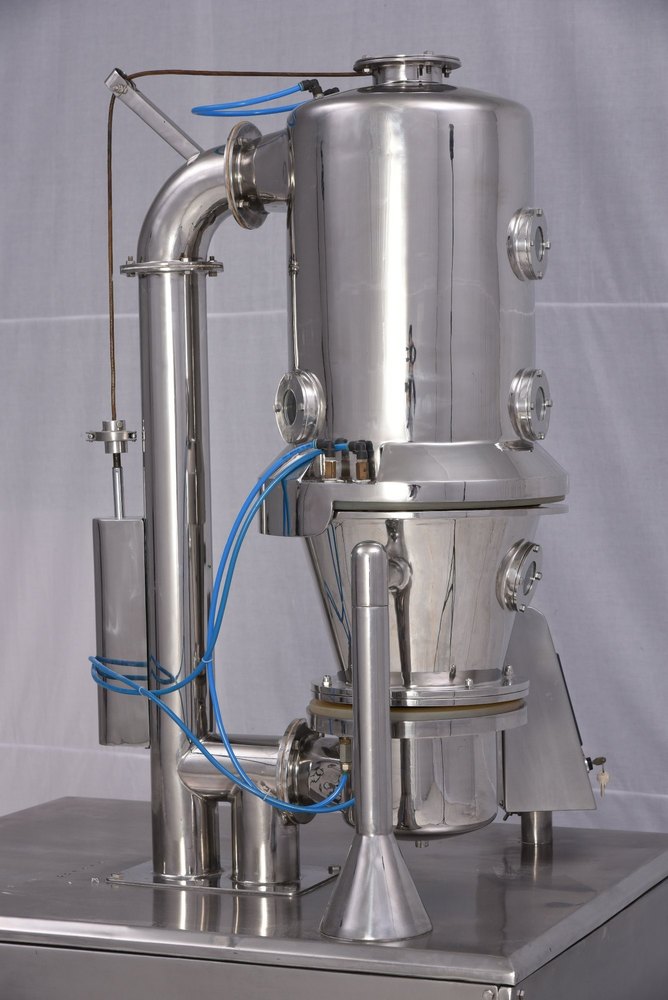 Stainless Steel Semi Automatic Fluid Bed Dryer, For Pharmaceutical, 240V