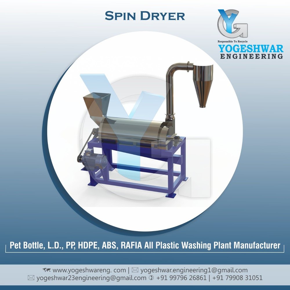 ss Centrifugal Dryer Machine, Automatic Grade: Automatic, Capacity: 100 To 1000 kg