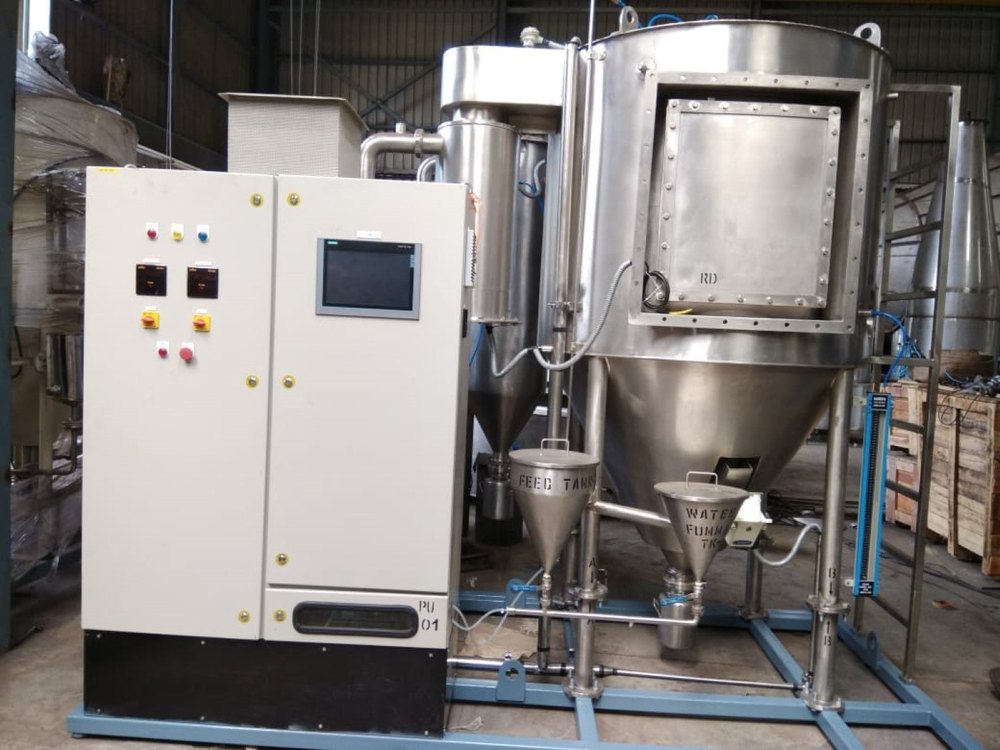 Standard S.s. 304 / S.s 316 Pilot Spray Dryer, Capacity: 5 kg/Hr To 60 kg/Hr