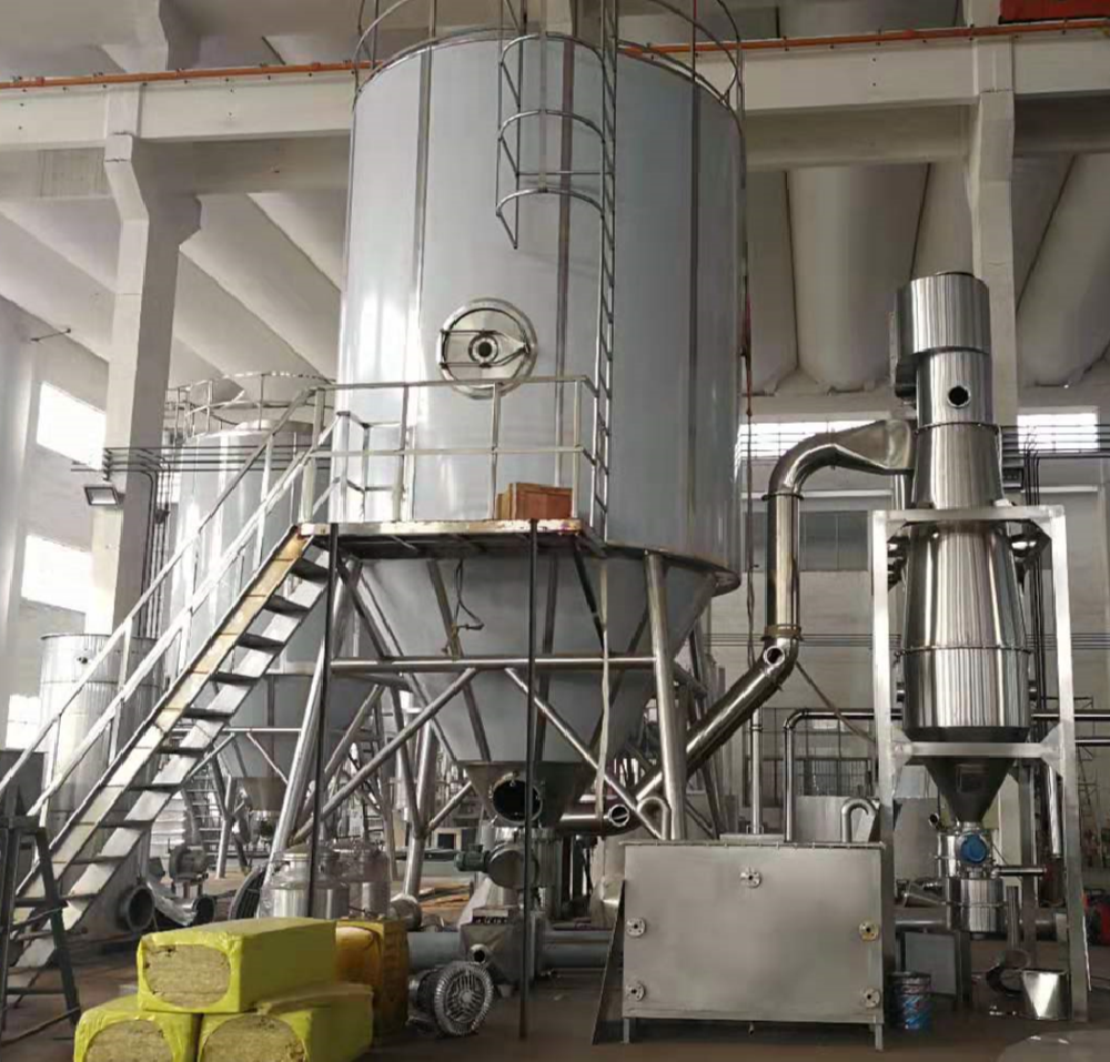 Stainless Steel Polished Spray Drying Plant, For Industrial, Capacity: 8000Kg/hr