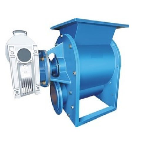 High Tech 2.2 KW Blow Throw Rotary Airlock Valve, Capacity: 20000 kg/Hr