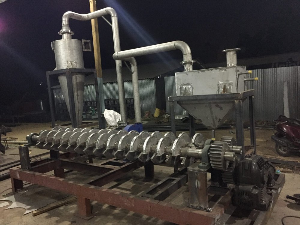 Mild Steel Industrial Paddle Dryer, Electric, Automation Grade: Semi-Automatic