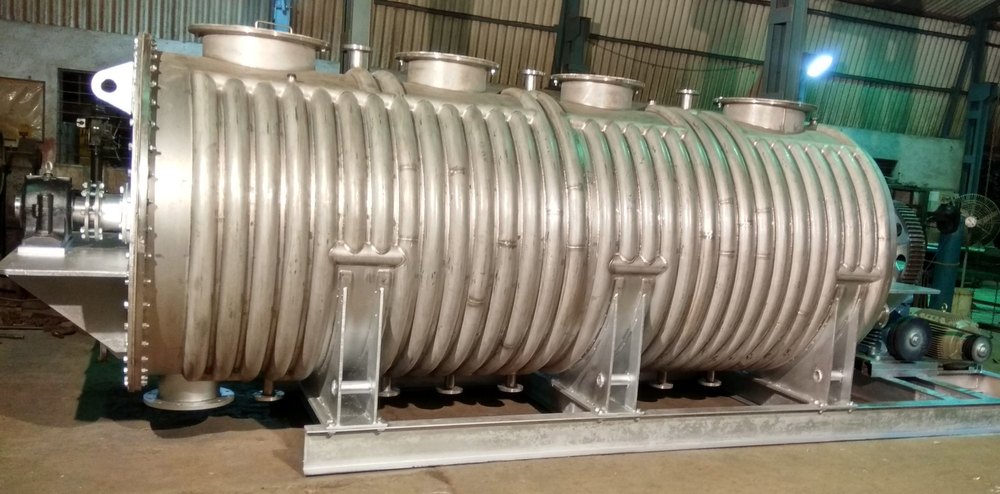 Stainless Steel Semi-Automatic Paddle Dryer