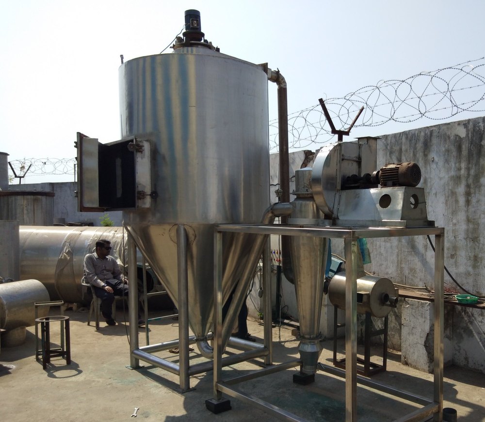 SS Rotary Pilot Scale Spray Dryer, For Industrial, Capacity: 5 Lph