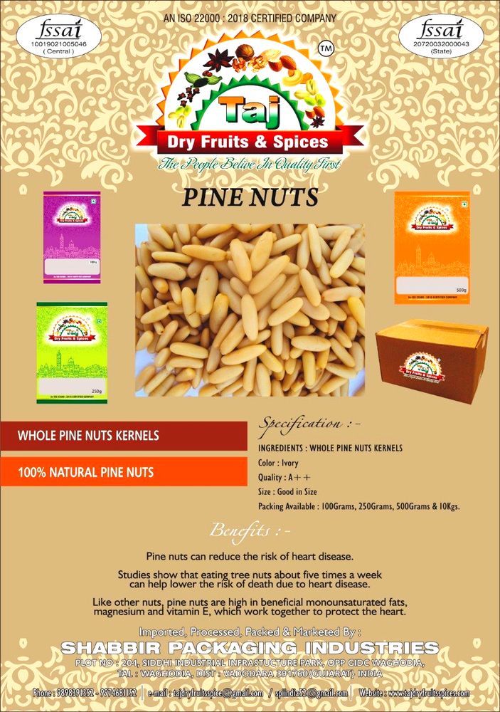 Natural Pine Nuts