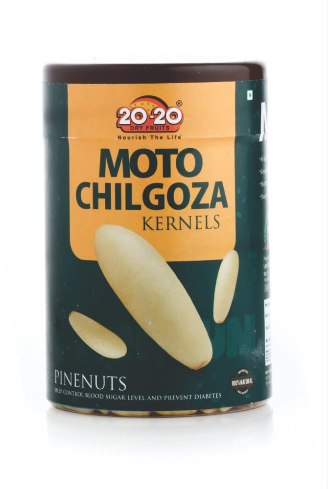 Vacuum Pack Dry Fruit Chilgoza 2020 Moto, Packaging Type: 300G Bottle
