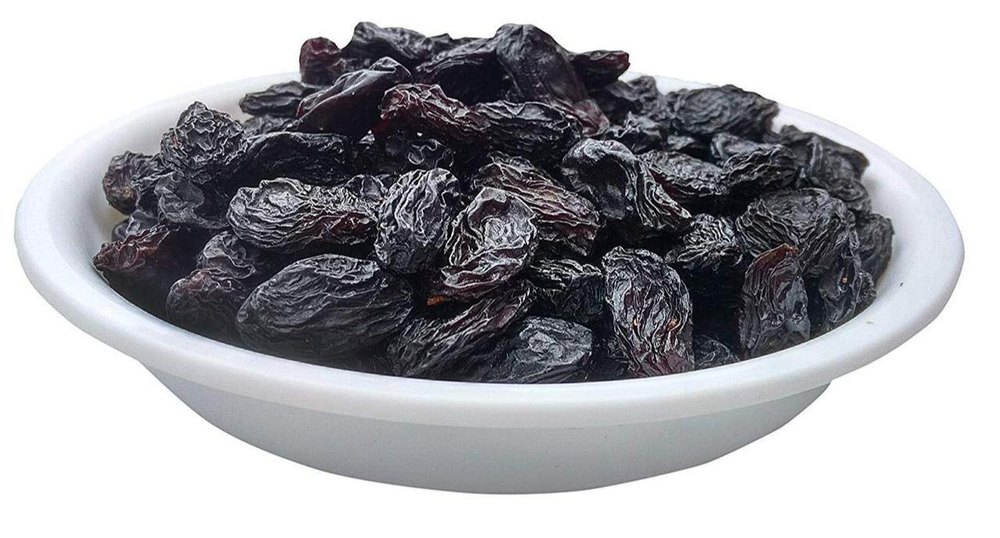 Sulphur Less Dried Black Grapes, Packaging Type: Packet