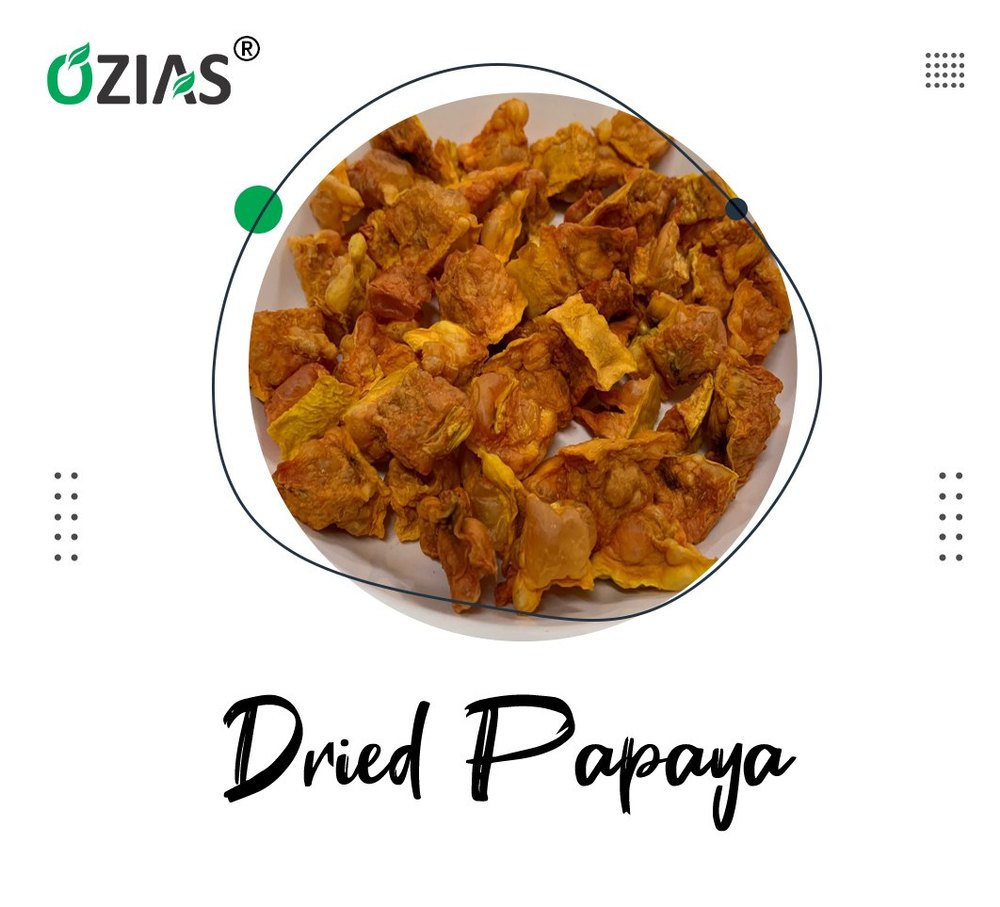 Ozias Dried Papaya slices, Packet, Packaging Size: 20 Kg