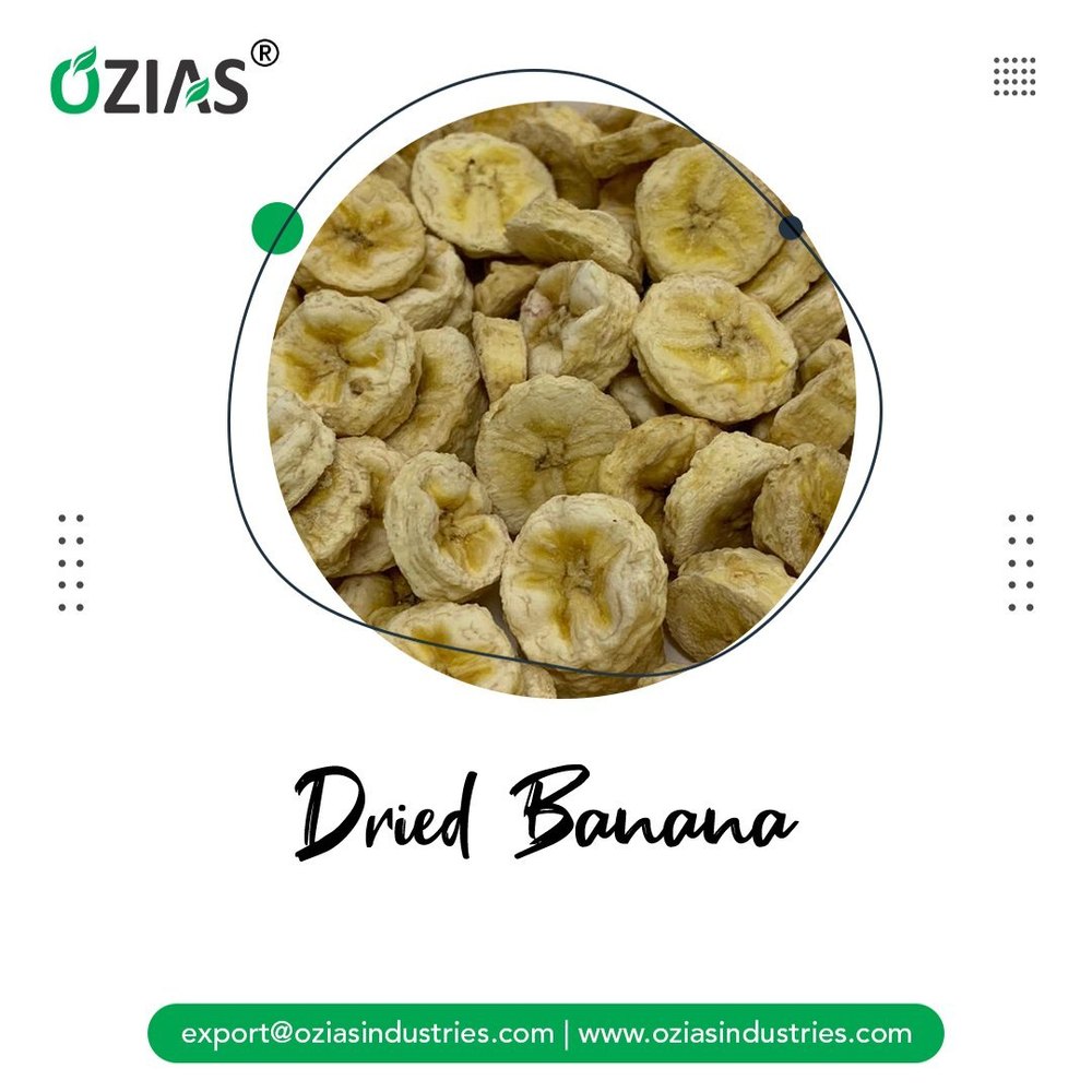 Dried Banana Slices, Packet, Packaging Size: 5 Kg